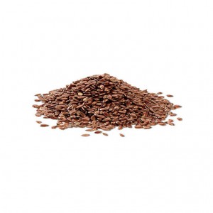 Semillas de lino marrón